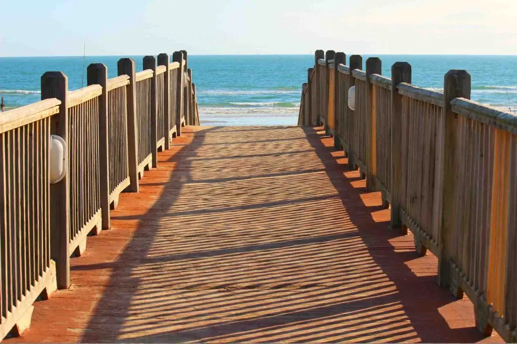 Boardwalk on South Padre Island, Texas