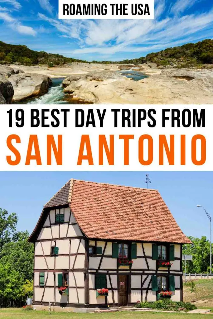 Day trips from San Antonio Pinterest graphic