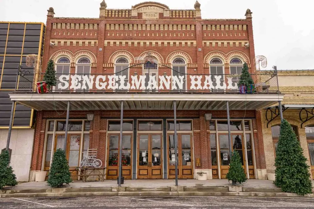 Sengelmann Hall in Schulenburg, Texas