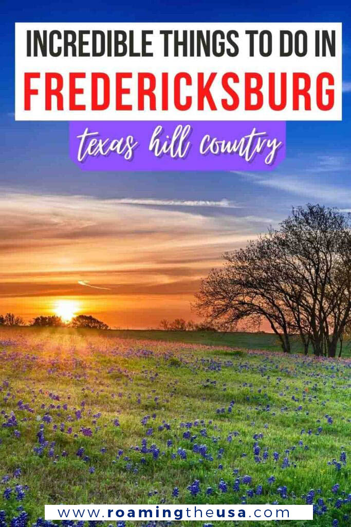 Things to do in Fredericksburg, Texas - Pinterest graphic