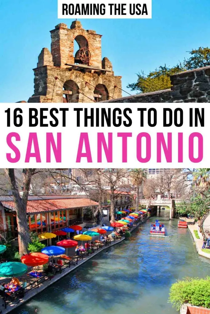 Best things to do in San Antonio Pinterest graphic