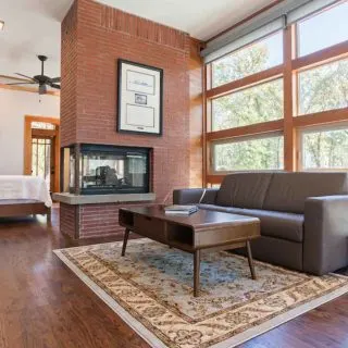Beautiful architectural cabin in Royse City is one of the luxury cabins in Texas