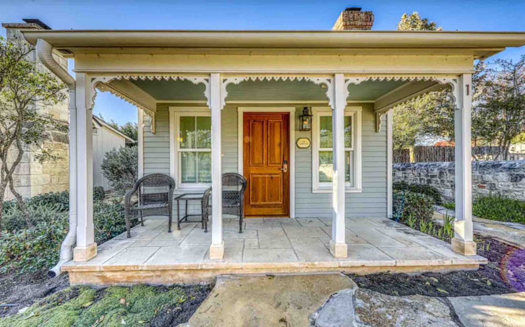 This Lovely Victorian cottage  is one of the Most Romantic Cabins in Fredericksburg TX