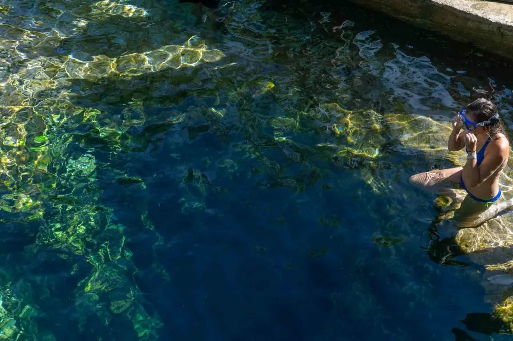 Jacob’s Well Beach, an unforgettable stop along Devil’s Backbone, one of the scenic drives in Texas