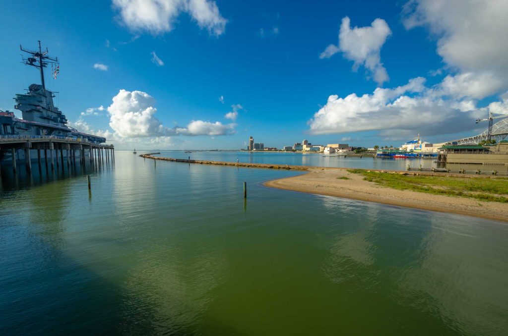 Walking Around North Beach is one of the fun things to do in Corpus Christi, TX