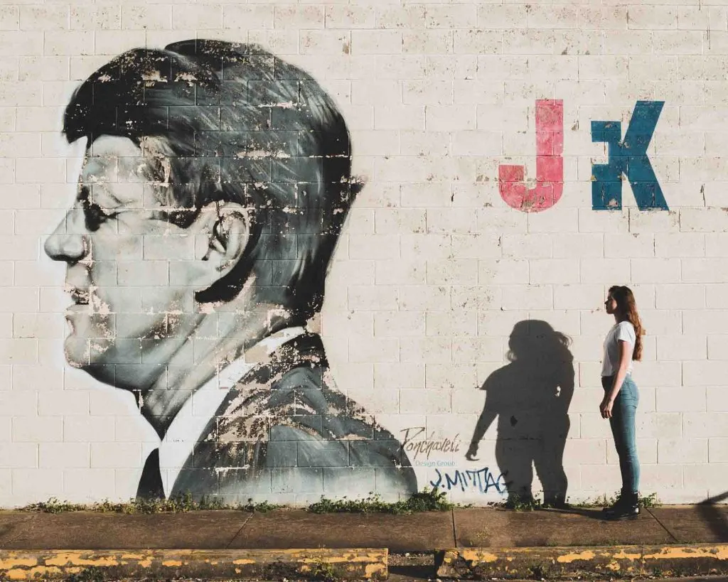 JFK Mural is one of the places to visit on your weekend in Dallas trip