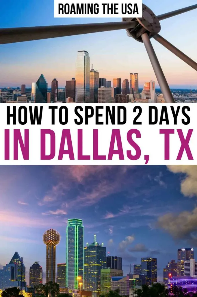 Weekend in Dallas Pinterest Graphic