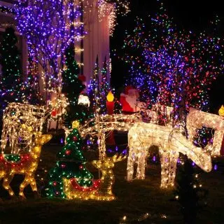 Going Holiday Lights Hunting on the Main Street is one of the best things to do at Christmas in Houston