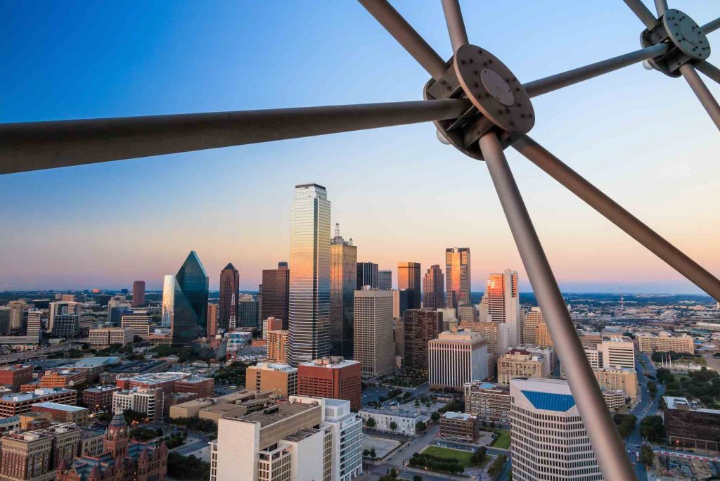 Enjoying the 360-Degree Panoramic View at Reunion Tower is one of the cool things to do in Dallas