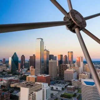 Enjoying the 360-Degree Panoramic View at Reunion Tower is one of the cool things to do in Dallas