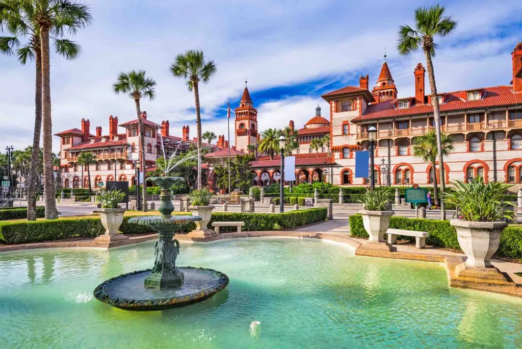 St Augustine, Florida is one of the winter vacations in the US