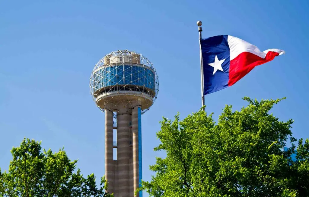 Reunion Tower in Dallas is one of the places to visit on your weekend in Dallas itinerary