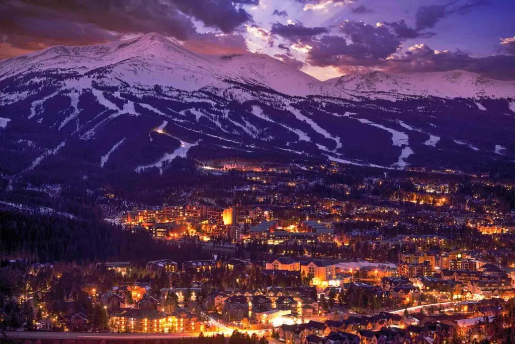Breckenridge, Colorado is one of the top winter destinations in the US