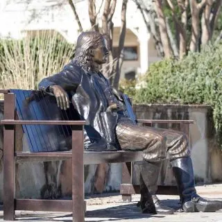Wild Bill Statue in Boerne, a German town in Texas