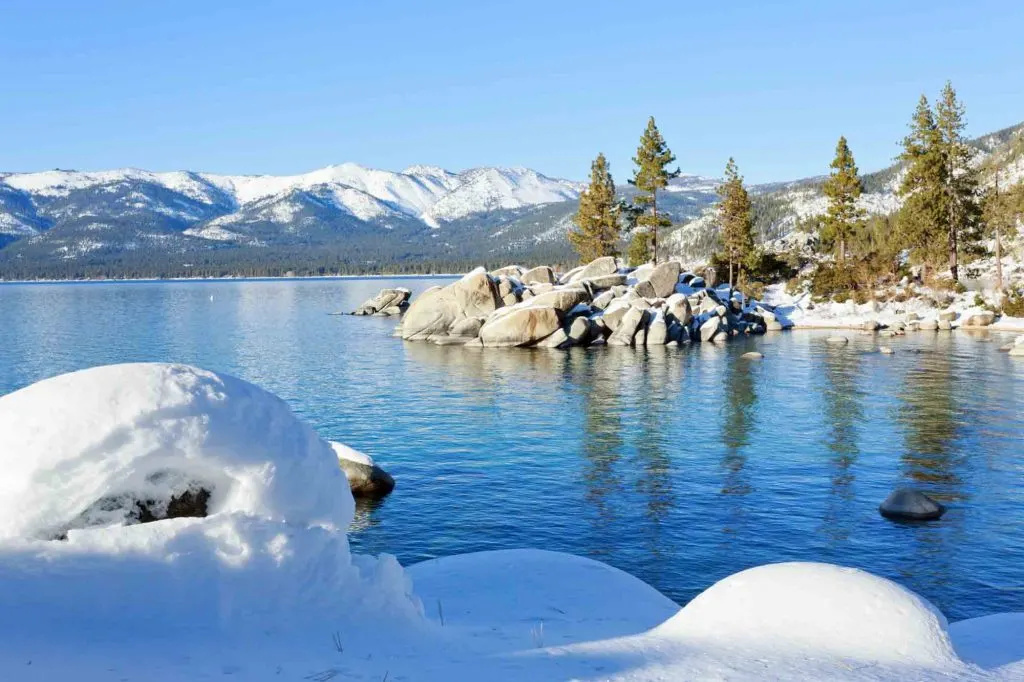 Lake Tahoe is one of the best winter vacations in the US