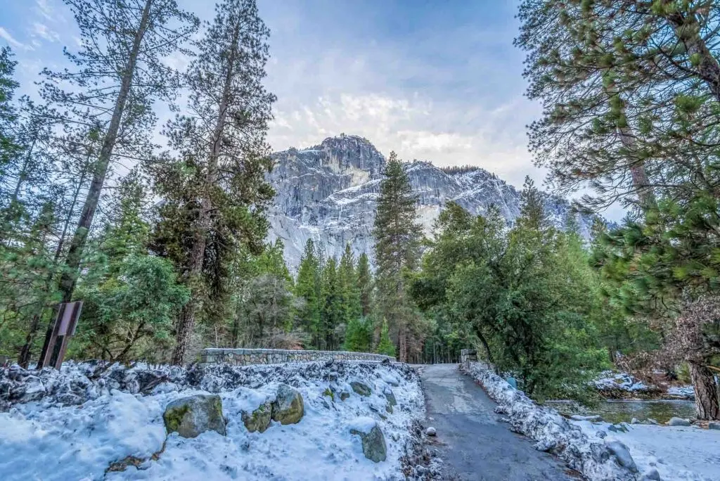 Yosemite National Park, California is one of the best winter vacations in the US