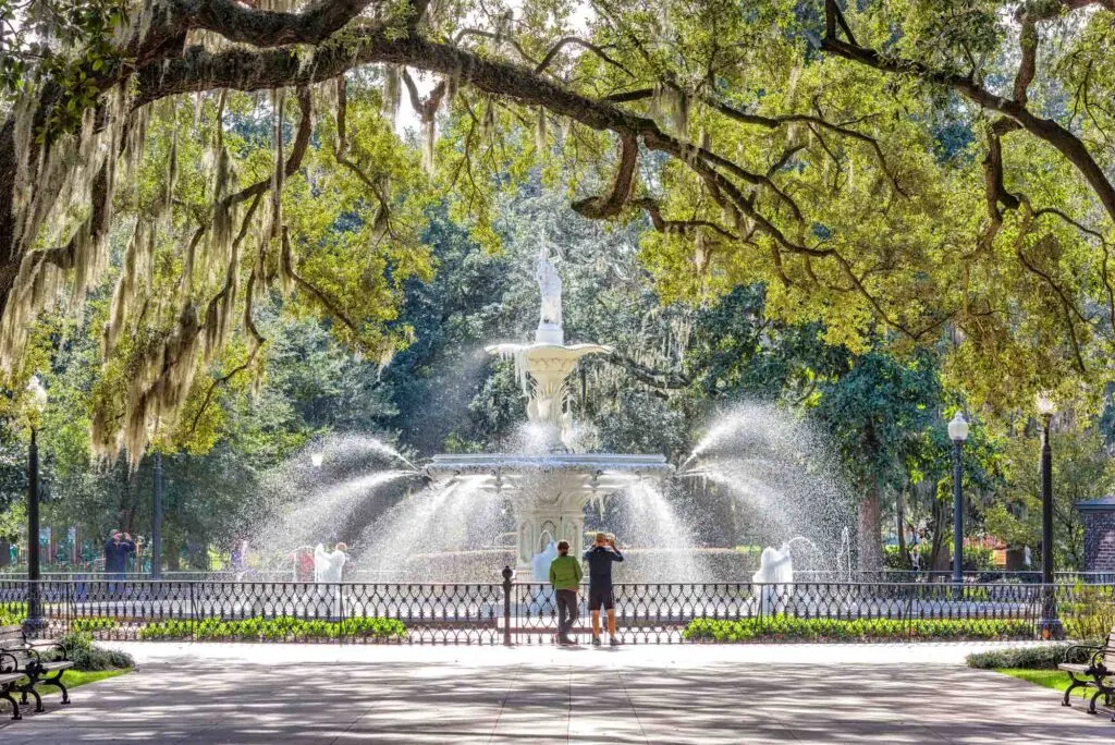 Forsyth Park is one of the best parks that you can visit in Savannah, Georgia