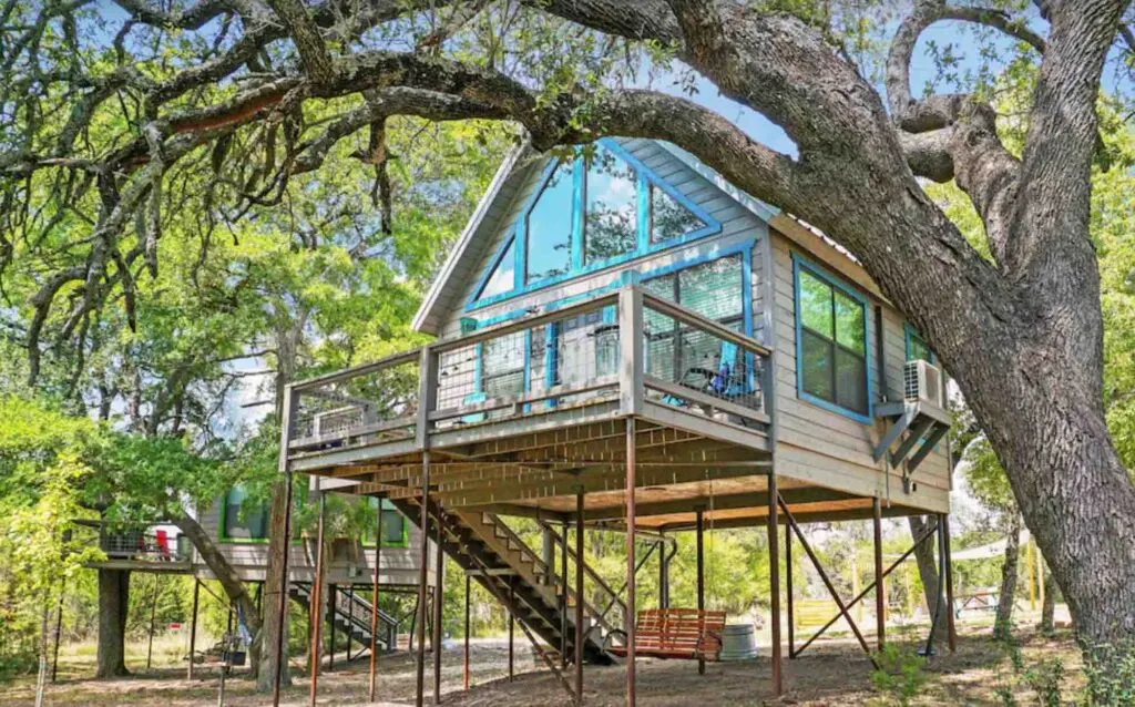 This Nautical Treehouse in Dripping Springs is one of the best treehouse rentals in Texas
