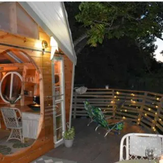 This treehouse Haven in Willis is one of the best treehouse rentals in Texas