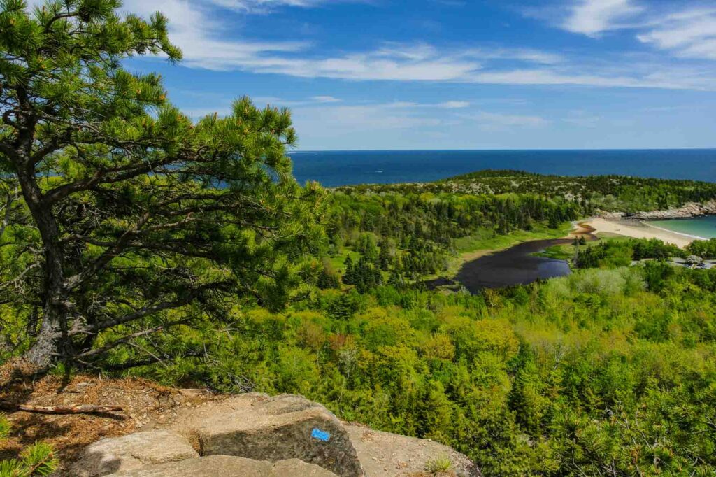 Beehive Trail is one of the epic hikes in Acadia National Park in Maine, USA