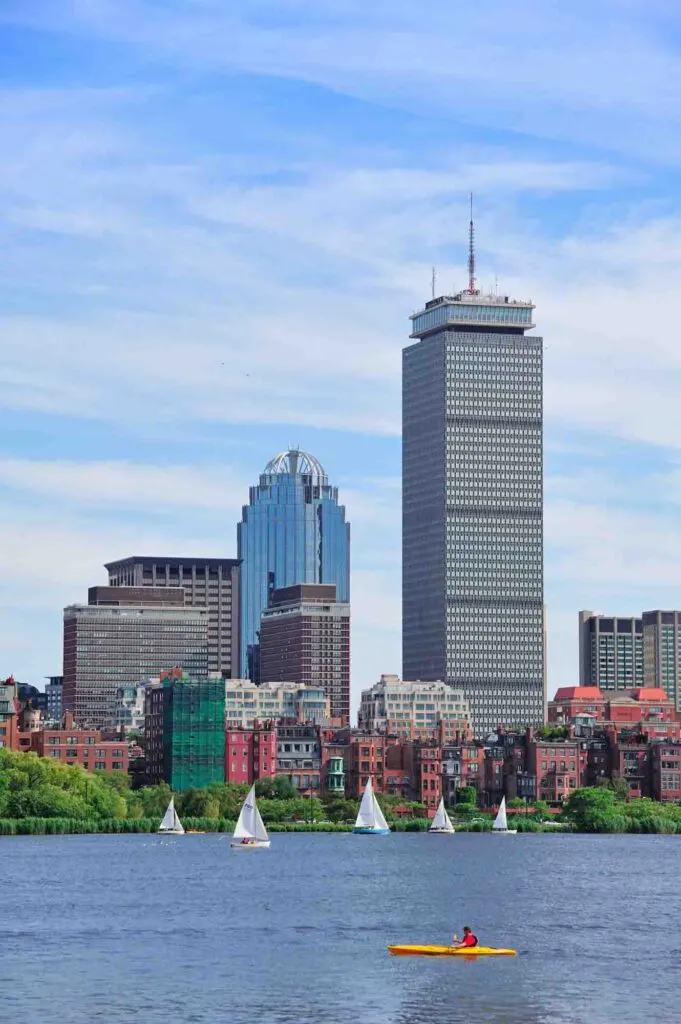 Dining at the top of the Hub is one of the romantic things to do in Boston