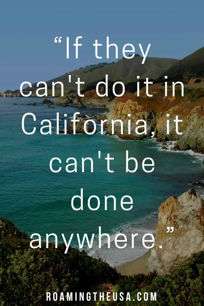 California Instagram captions