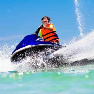 Jet skiing is one of the fun things to do on South Padre Island, TX