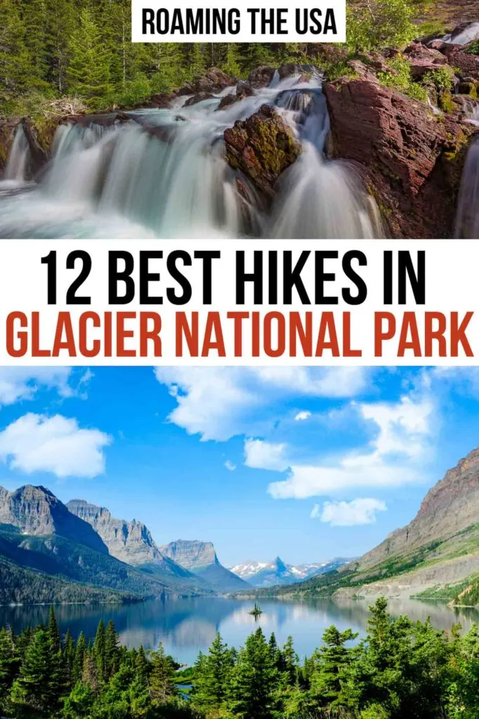 Best Hikes in Glacier National Park, Pinterest Graphic