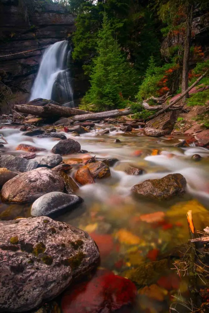 Baring Falls is one of the best hikes in Glacier National Park