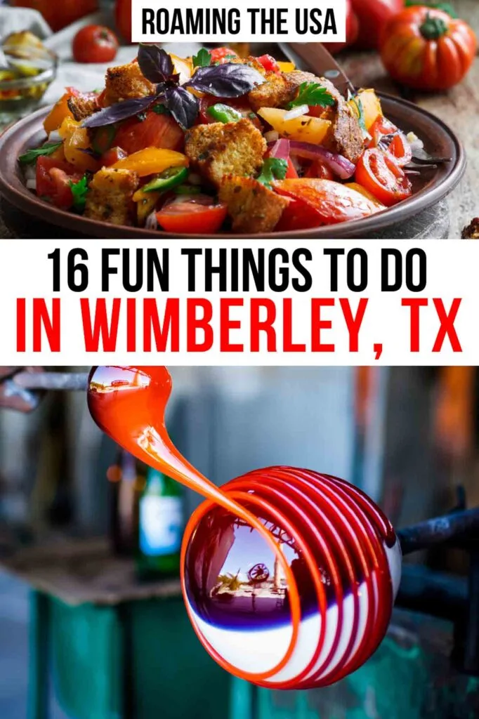 Fun Things to do in Wimberley, TX Pinterest Graphic