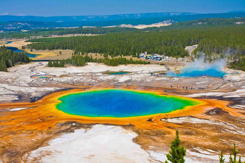 Yellowstone National Park is one of the best places to visit in the US