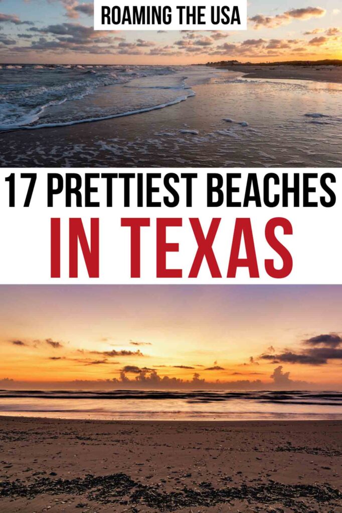 Best Beaches in Texas, Pinterest Graphic