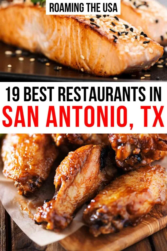 Best Restaurants in San Antonio, TX, Pinterest Graphic