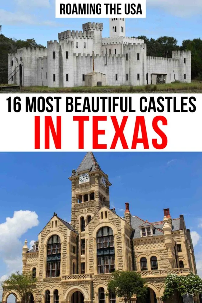 Castles in Texas, Pinterest Graphic