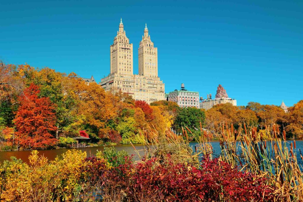 New York is one of the most beautiful cities in the US especially during fall