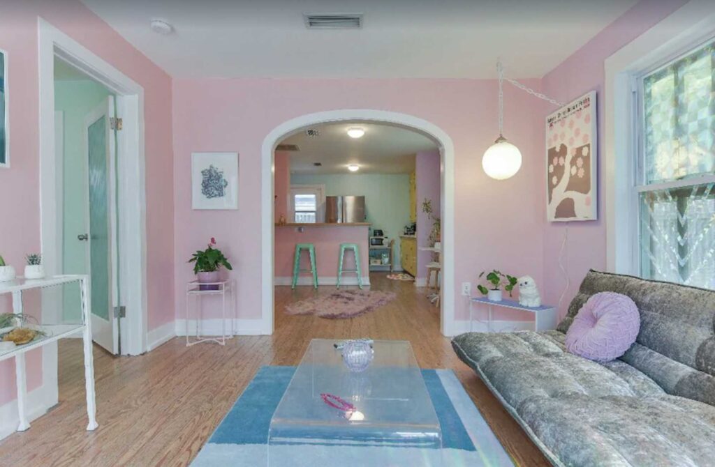This Pastel Paradise is one of the best airbnbs in Austin