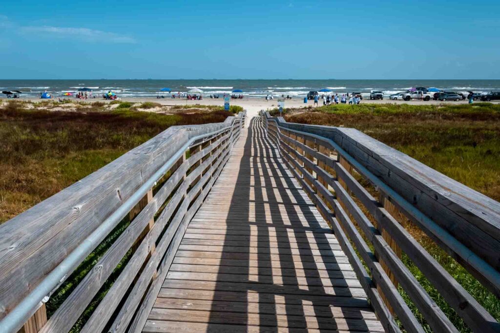  one of the most popular day trips from Houston is  Galveston Island 