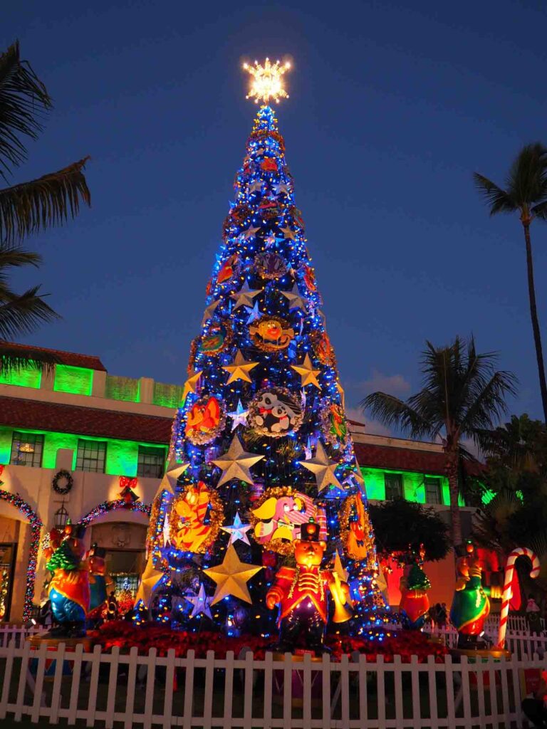 Oahu is one of the best places to visit during Christmas in the USA