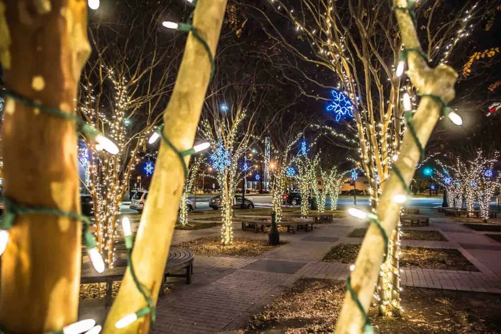 Charlotte is one of the best places to visit during Christmas in the USA