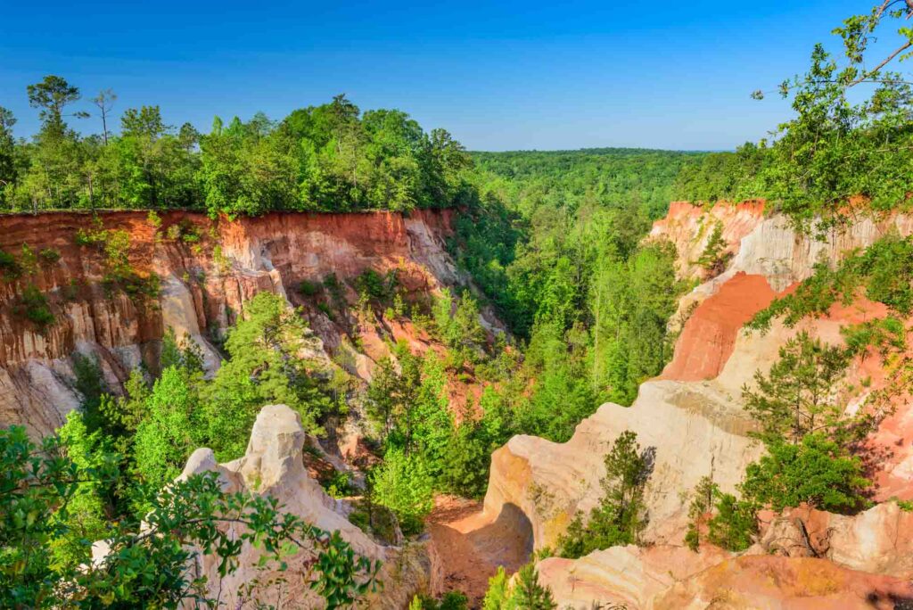 Providence Canyon State Park is one of the best places to visit in the South, USA