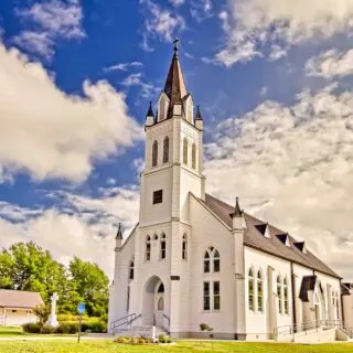 St. John the Baptist Church in Ammannsville is one of the stunning painted Churches of Texas