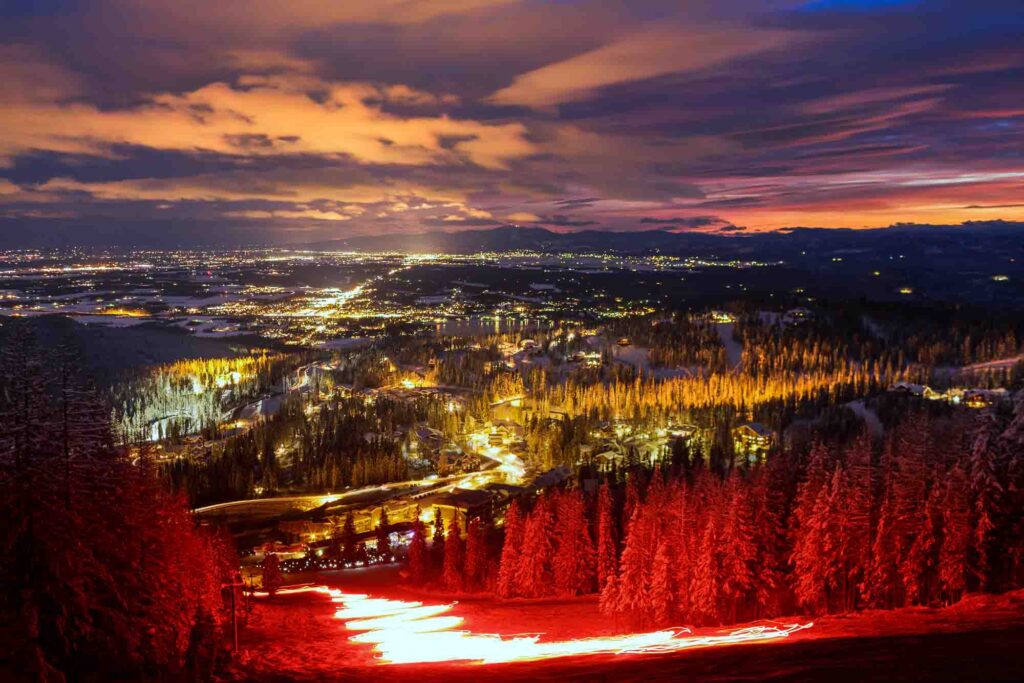 Whitefish is one of the best places to visit in the USA during Christmas