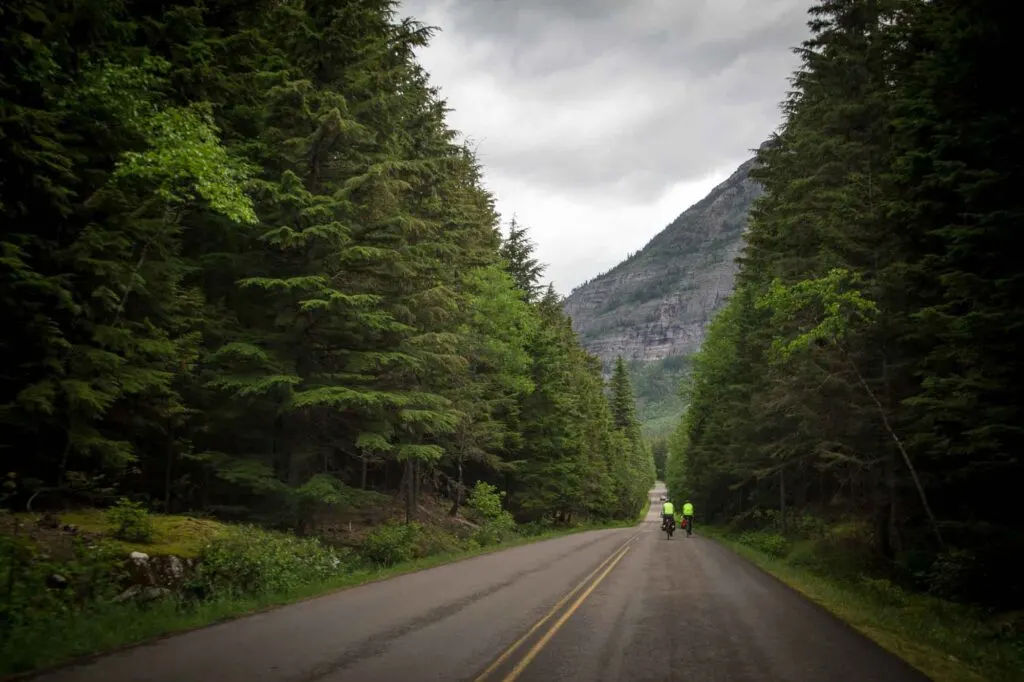 Biking your way to breathtaking views is one of the best things to do in Glacier National Park