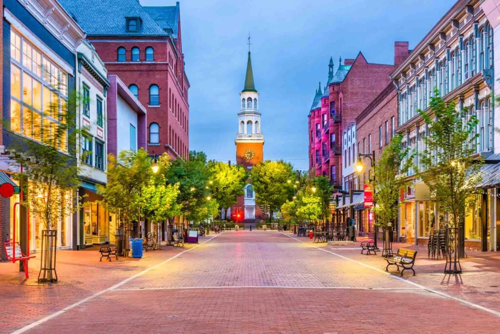 Burlington, Vermont is one of the best places to visit in the Northeast, USA