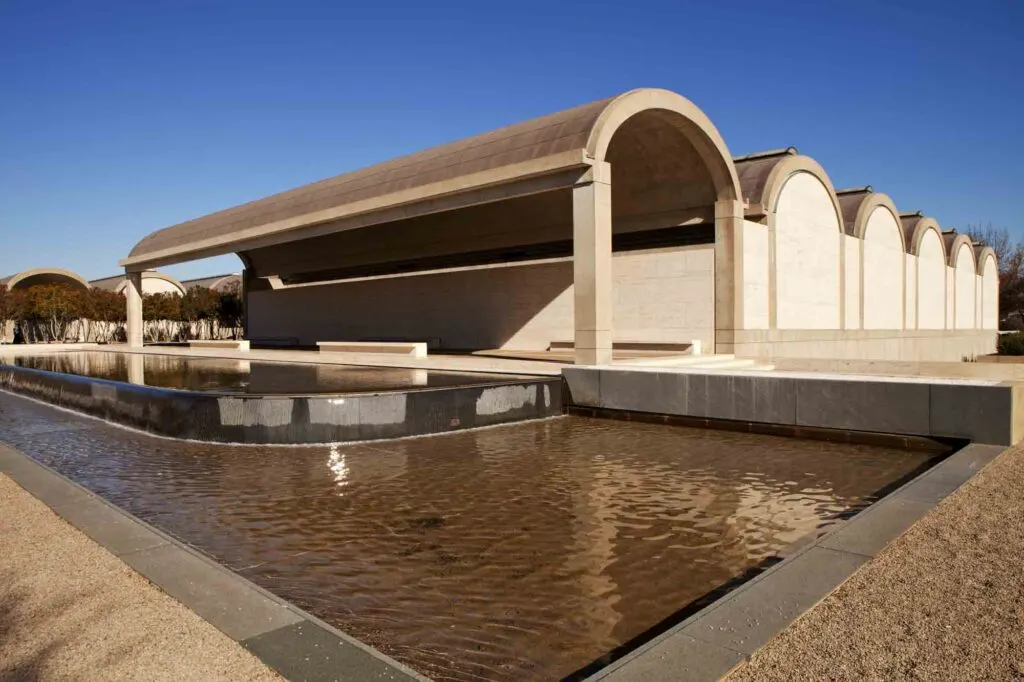 Visiting Kimbell Art Museum is one of the best things to do in Fort Worth, Texas