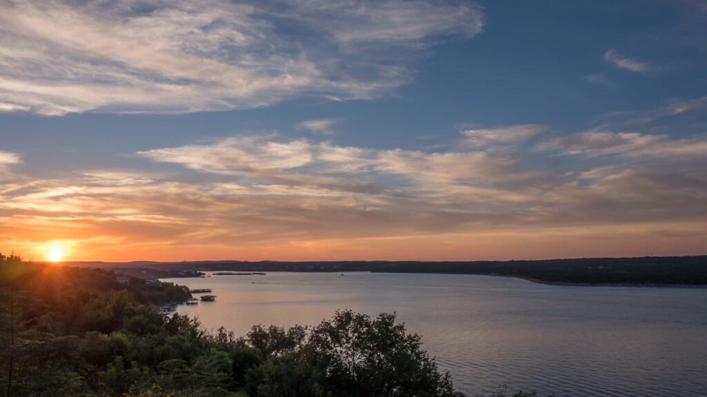 Participating in water sports at Lake Travis is one of the best things to do in Texas