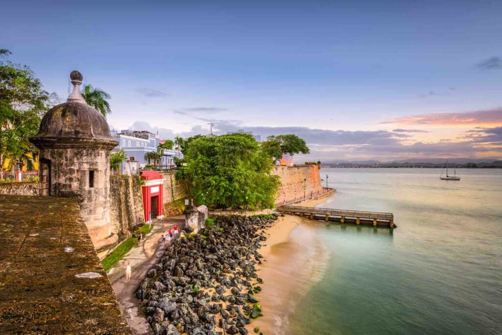 San Juan, Puerto Rico is one of the best places to visit in February in the USA
