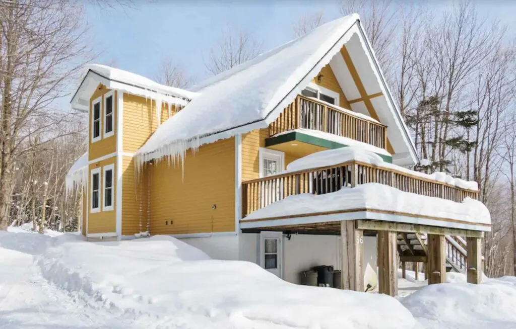 Jay Peak house is one of the coziest cabins in Vermont