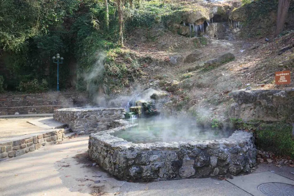 Hot Springs National Park, Arkansas is one of the best places to visit in February in the USA
