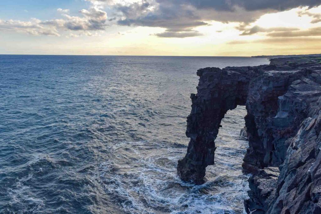 Visiting the Hōlei Sea Arch is one of the best things to do on Big Island, Hawaii